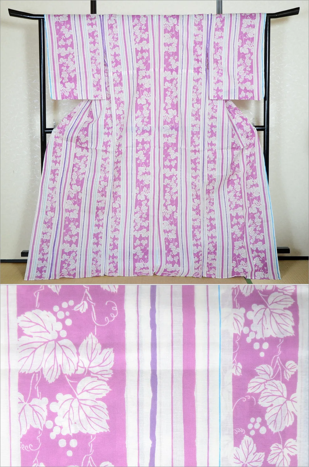 Japanese yukata kimono/ Plus size / P #344