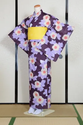 Japanese yukata kimono/ Plus size / P #422 /4L