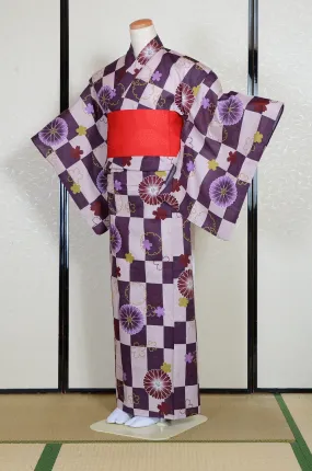 Japanese yukata kimono/ Plus size / P #428 /4L