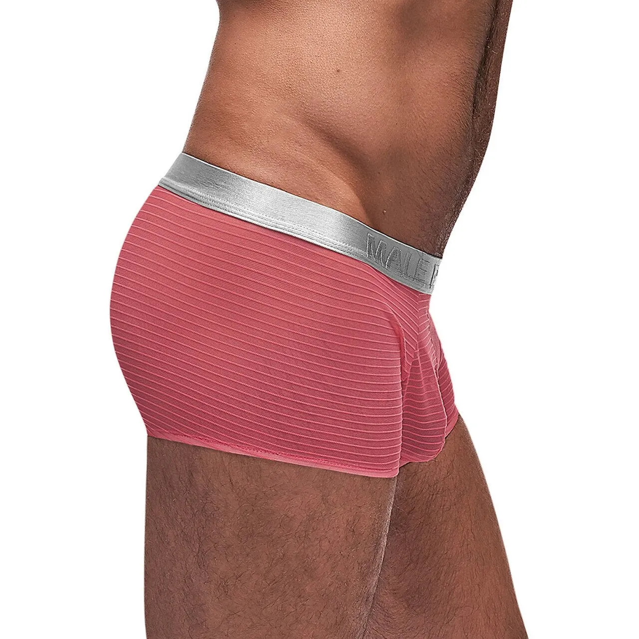 JCSTK - Mens Rib Mini Boxer Shorts Coral