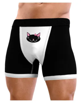 Kyu-T Head - Night Kawaia the Cute Girl Critter Mens Boxer Brief Underwear