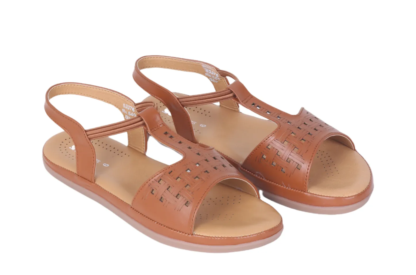 Ladies Flat Comfort Sandal 53376