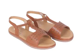 Ladies Flat Comfort Sandal 53376