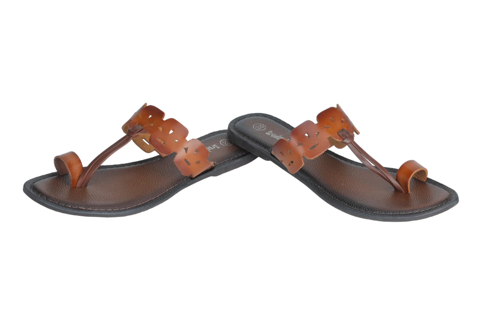 LADIES FLAT LEATHER CHAPPAL 999529