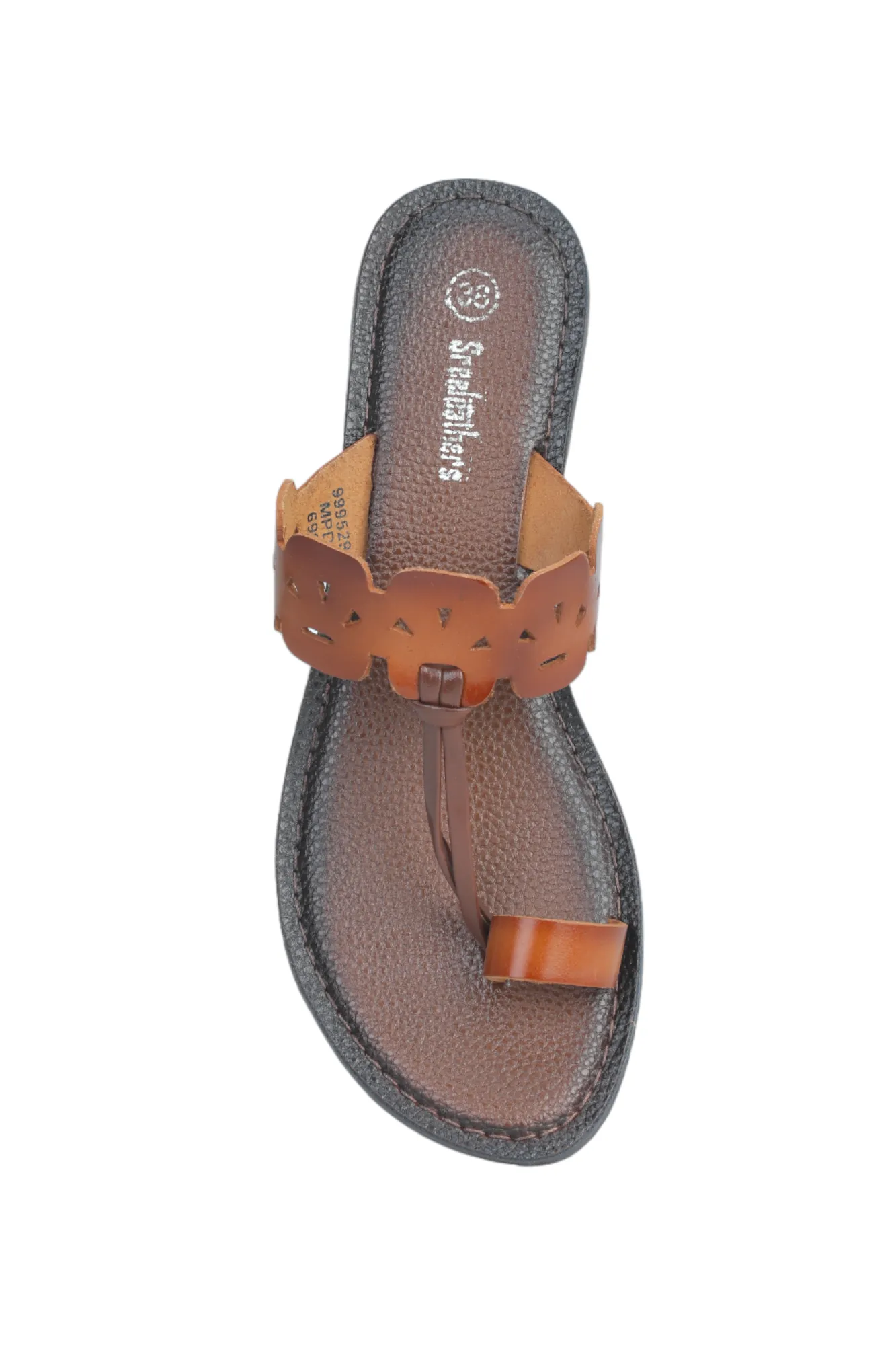 LADIES FLAT LEATHER CHAPPAL 999529