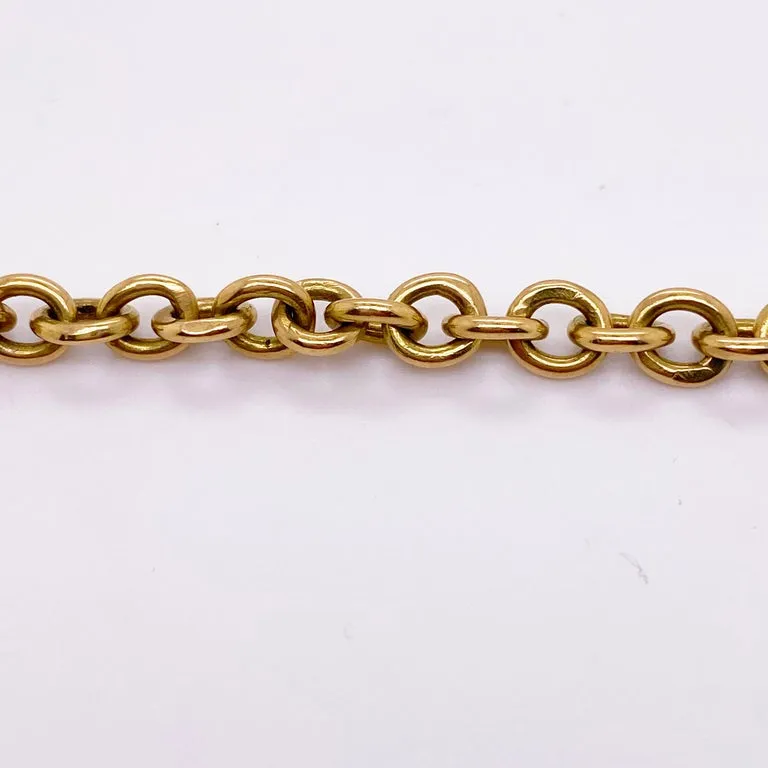 Large Cable Chain 14k Gold, Gold Cable Chain, Unisex