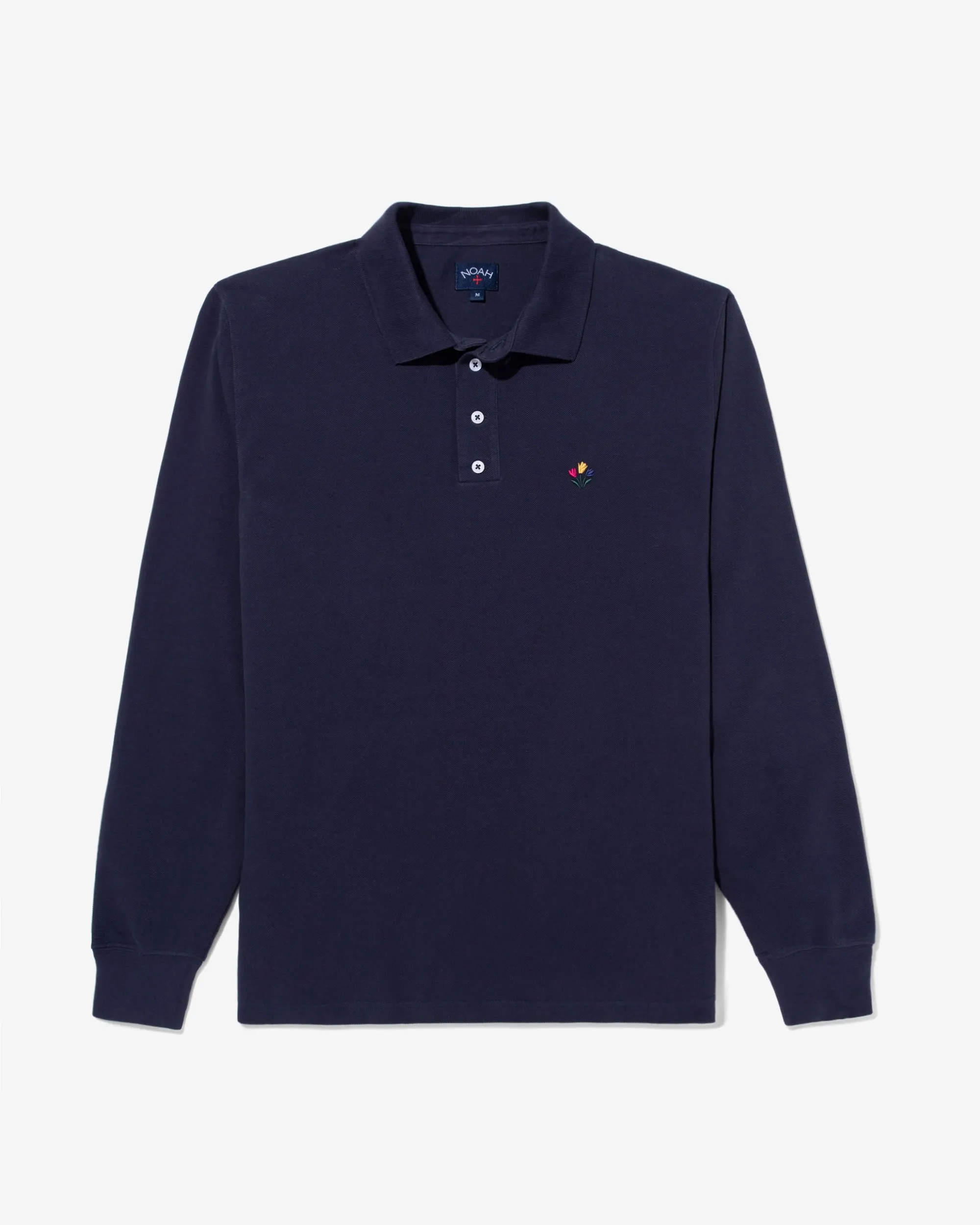 Long Sleeve Pique Polo