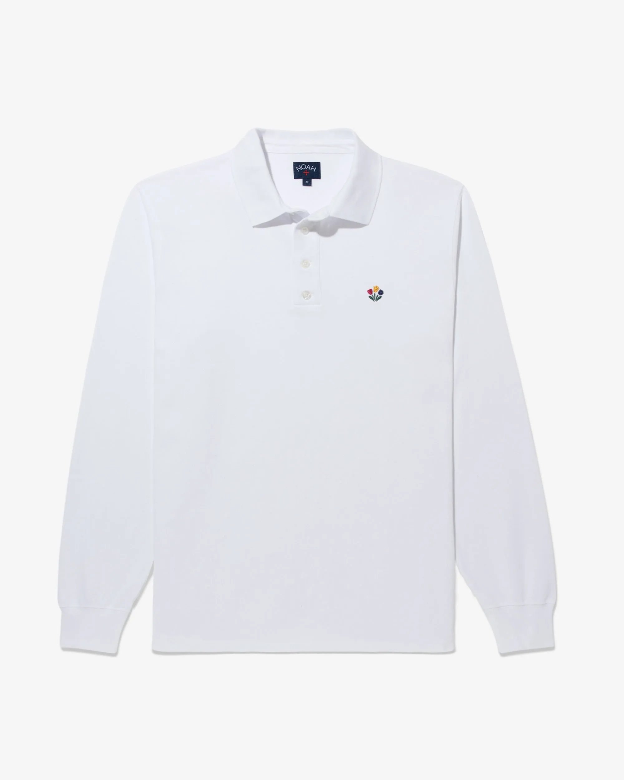 Long Sleeve Pique Polo