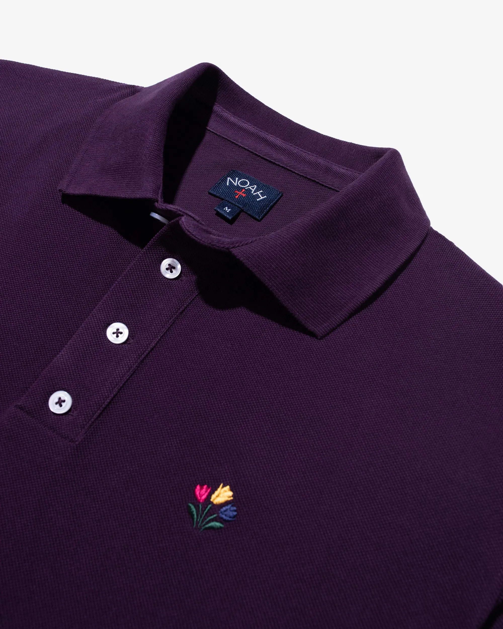 Long Sleeve Pique Polo