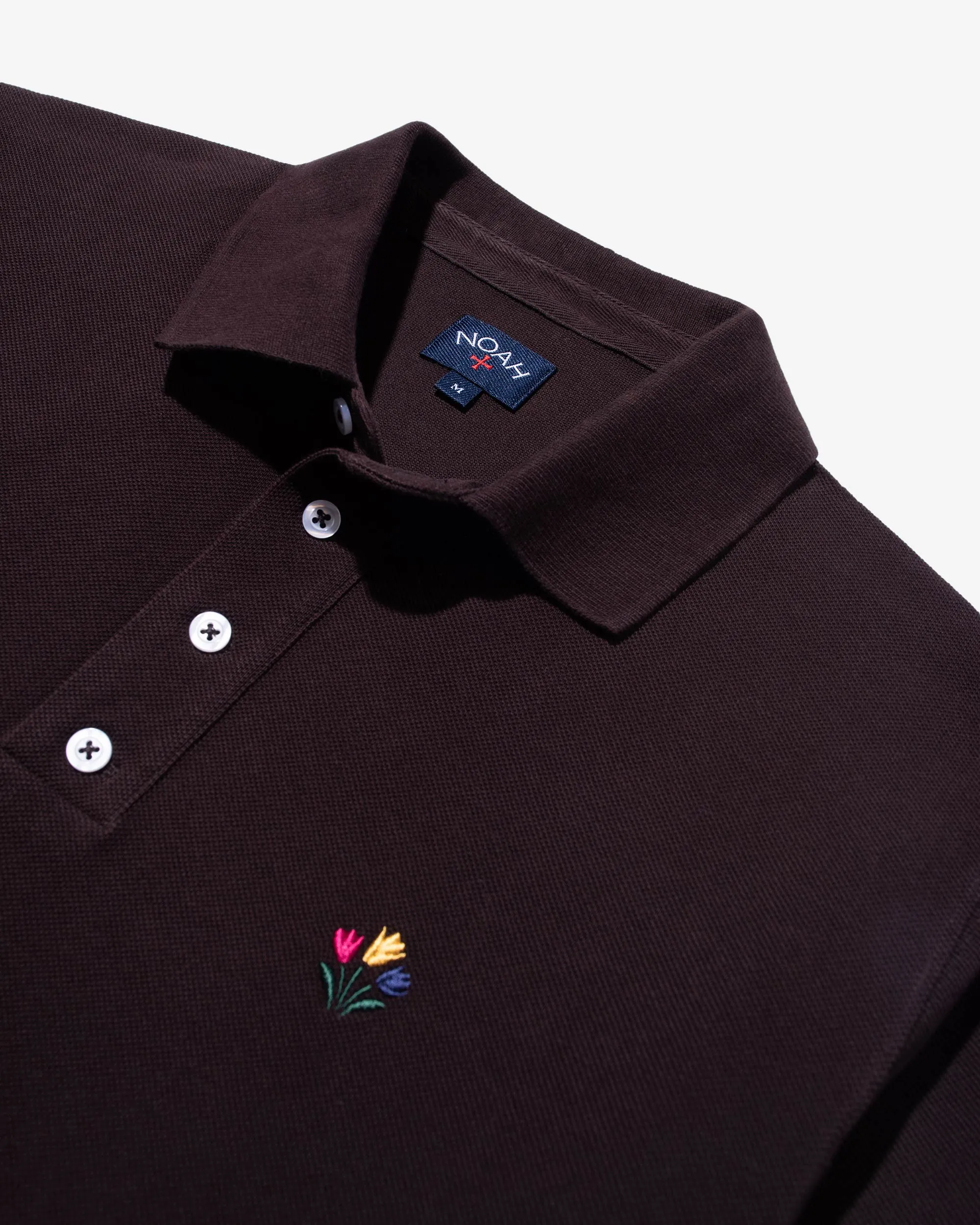 Long Sleeve Pique Polo