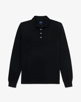 Long Sleeve Pique Polo