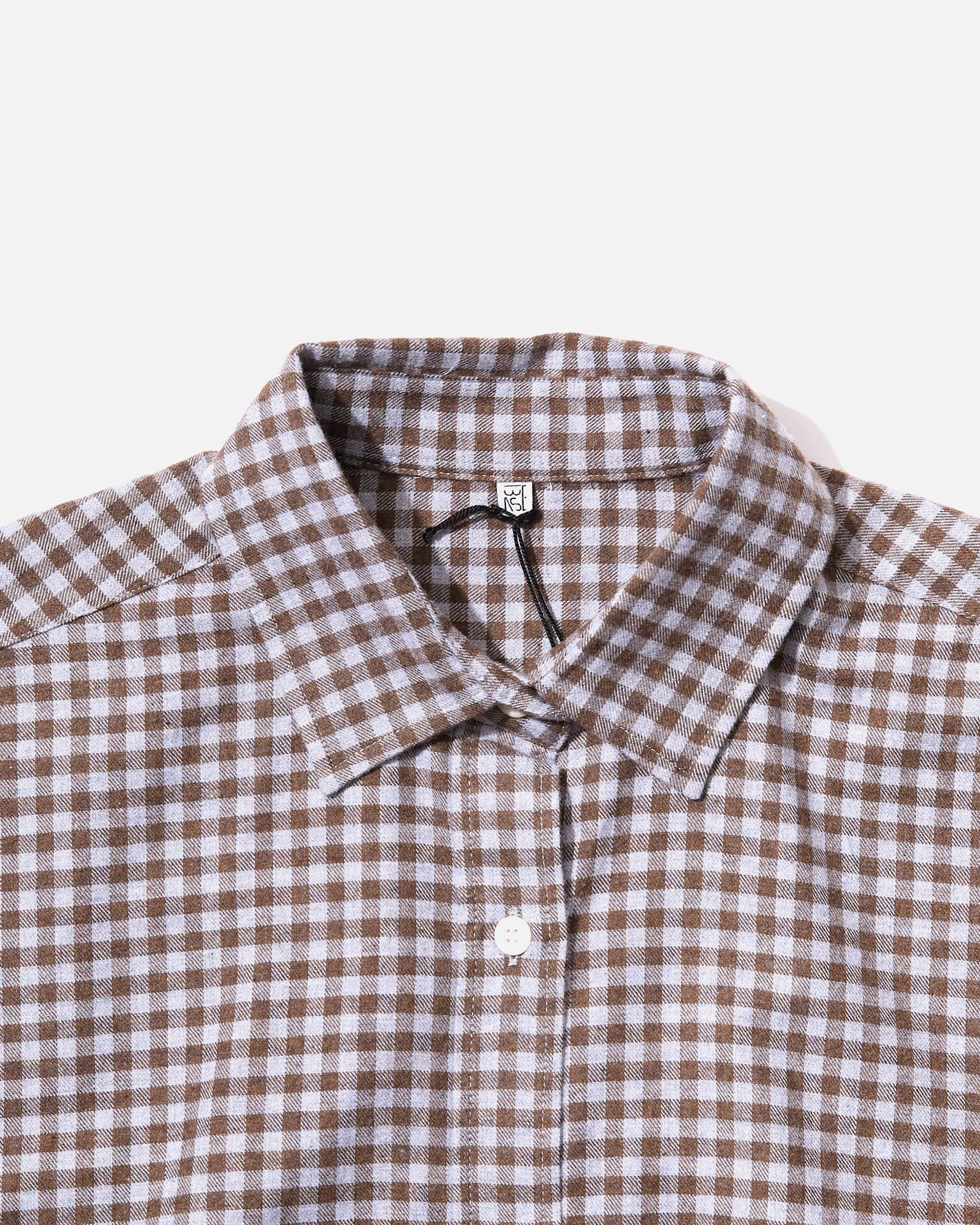 Loose Ole Shirt - Brown Grey Flannel