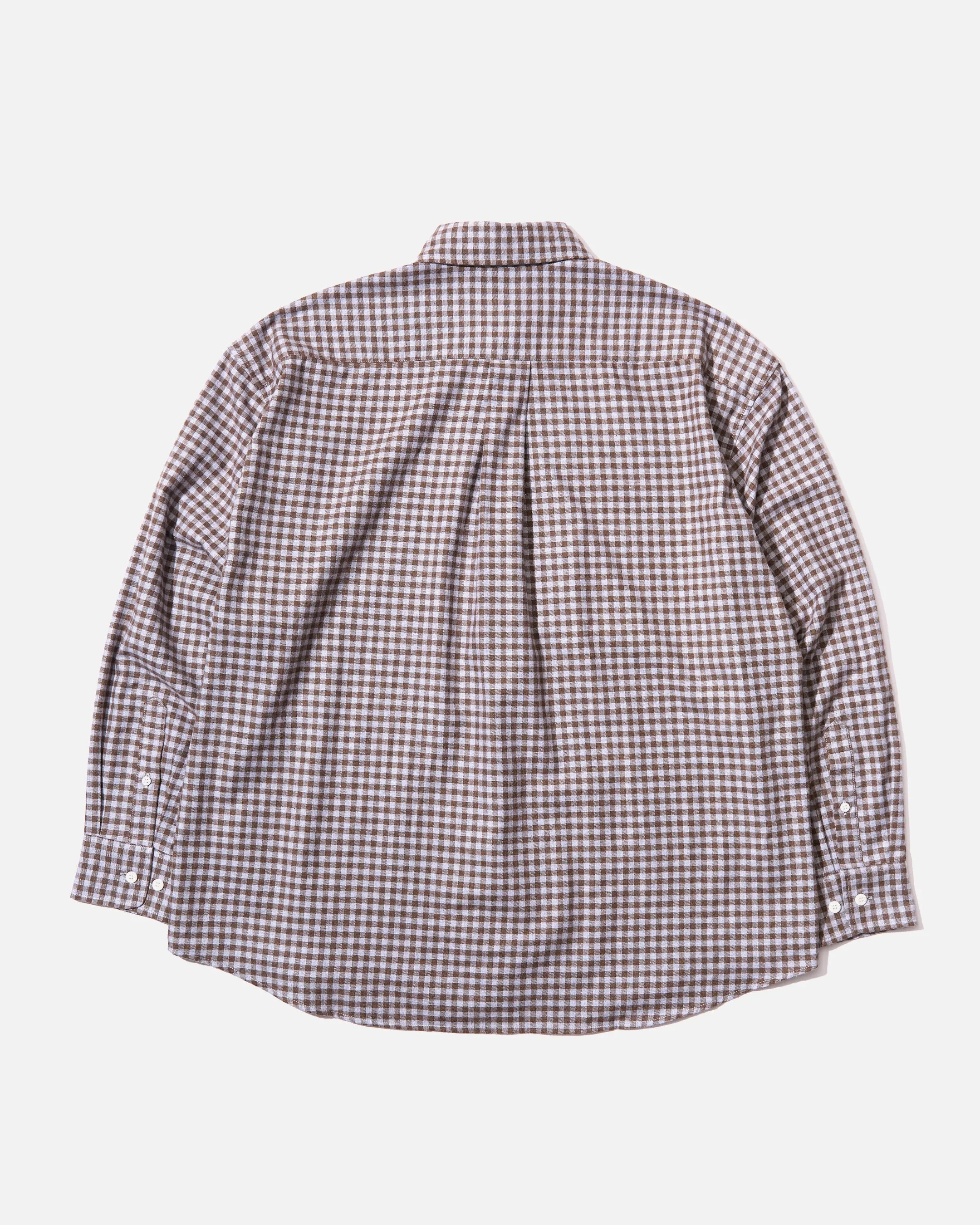 Loose Ole Shirt - Brown Grey Flannel