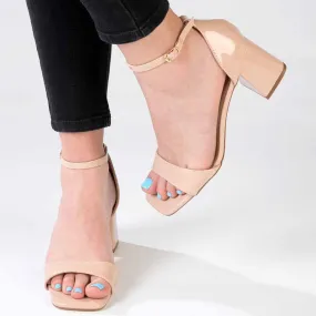 Madison Garbi Ankle Strap Sandal - Nude