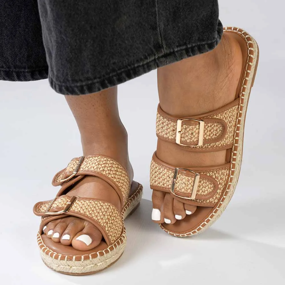 Madison Loyalty Espadrille Mule - Tan