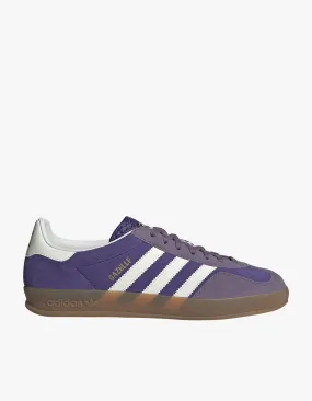 Mens Gazelle Indoor - Collegiate Purple/Cloud White/Shadow Violet