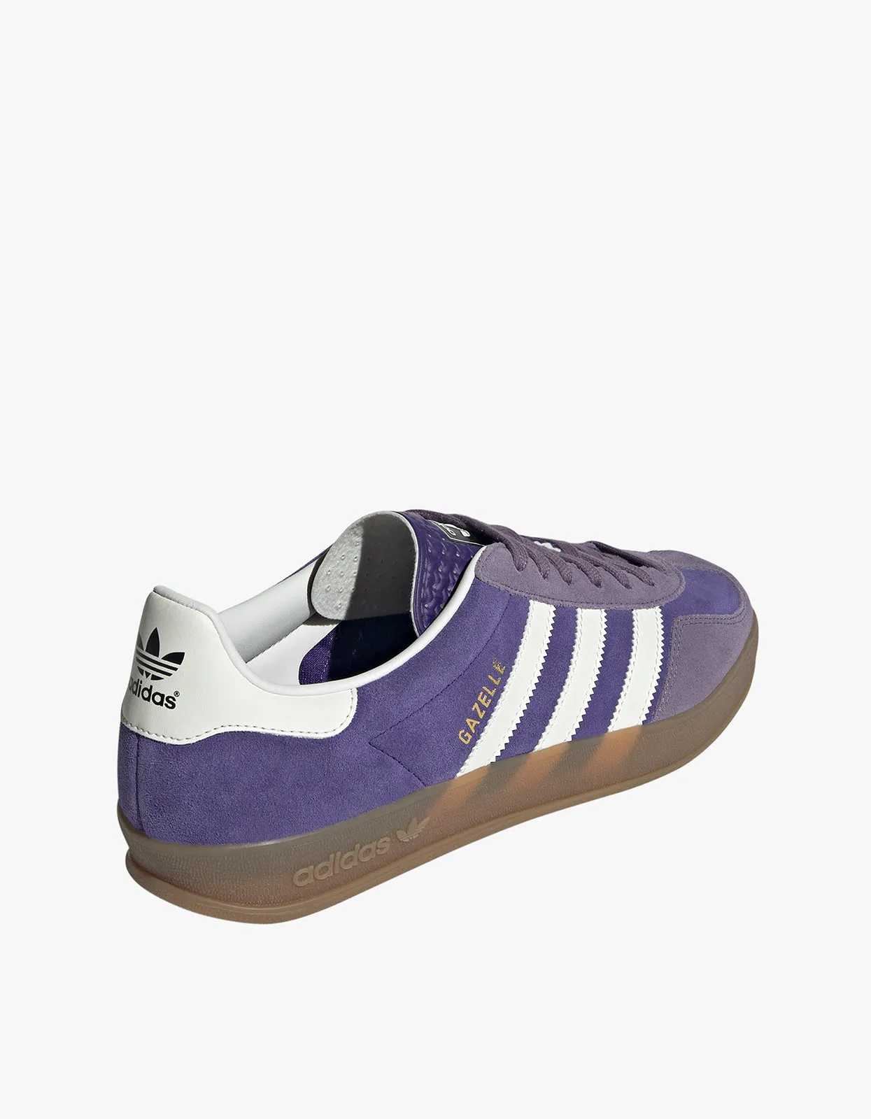 Mens Gazelle Indoor - Collegiate Purple/Cloud White/Shadow Violet