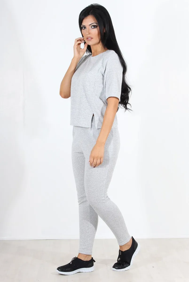 Naomi Grey Loungewear Set