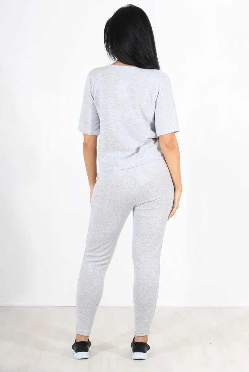 Naomi Grey Loungewear Set