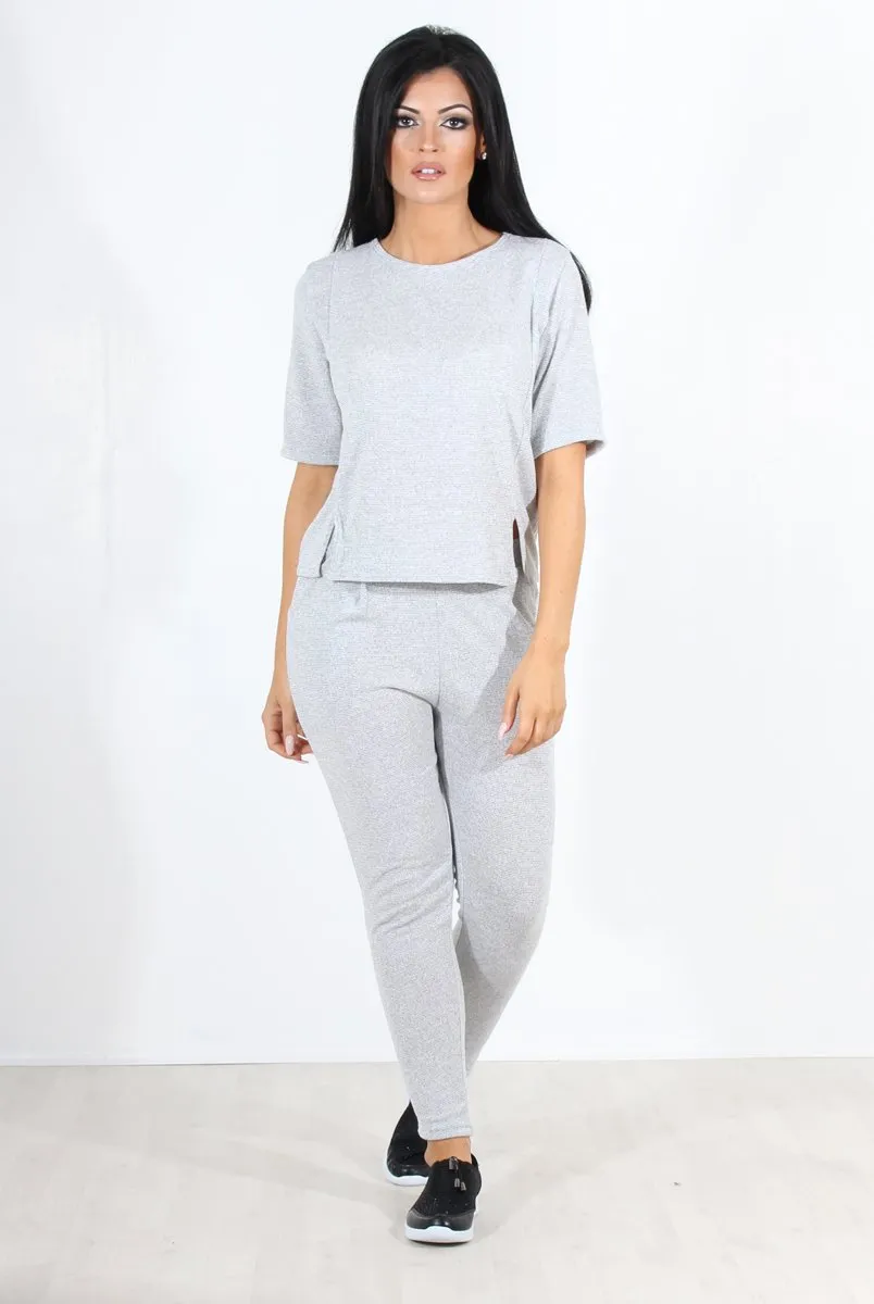 Naomi Grey Loungewear Set