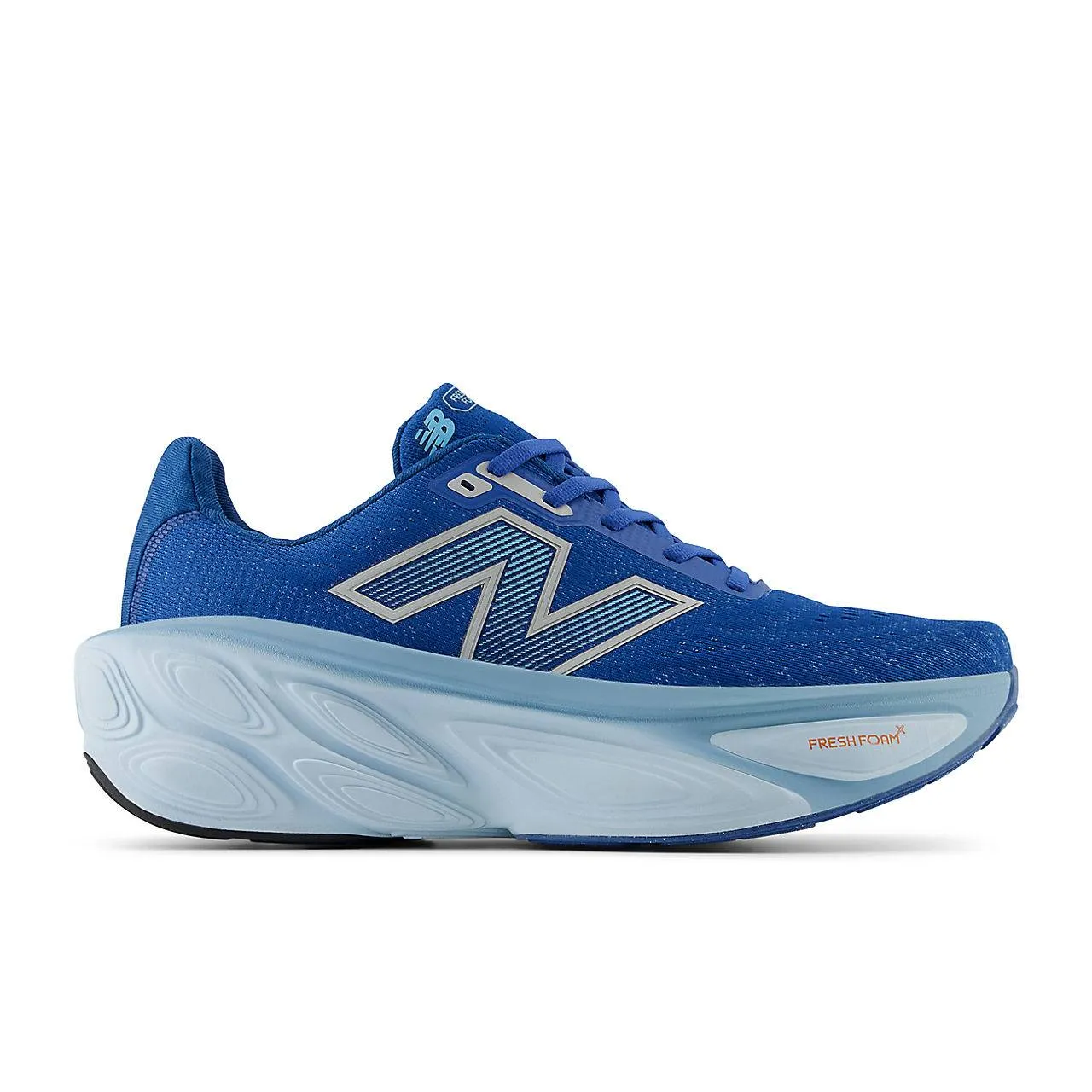 New Balance Fresh Foam More v5 (Mens) - Blue Agate with Quarry Blue and Silver Metallic