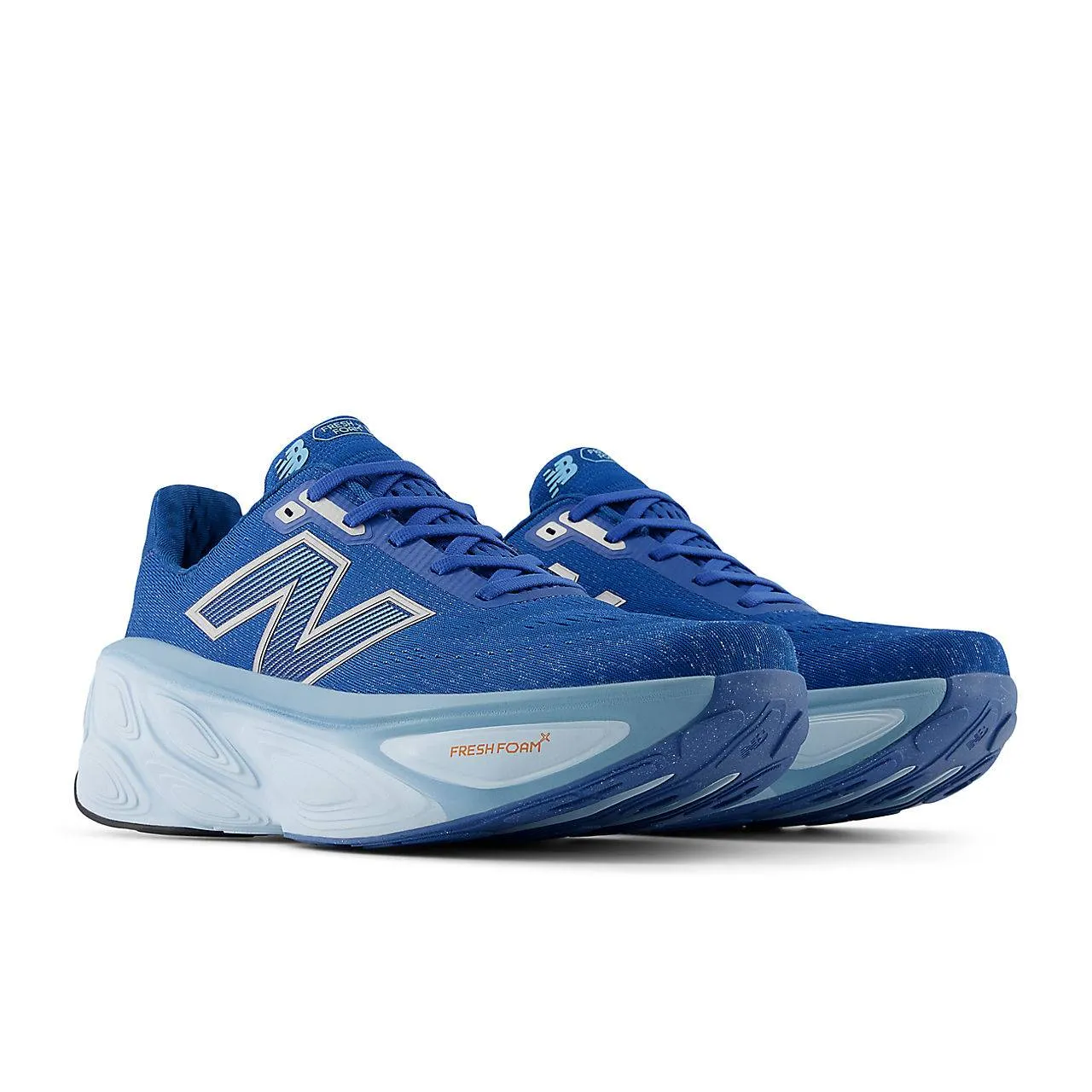 New Balance Fresh Foam More v5 (Mens) - Blue Agate with Quarry Blue and Silver Metallic