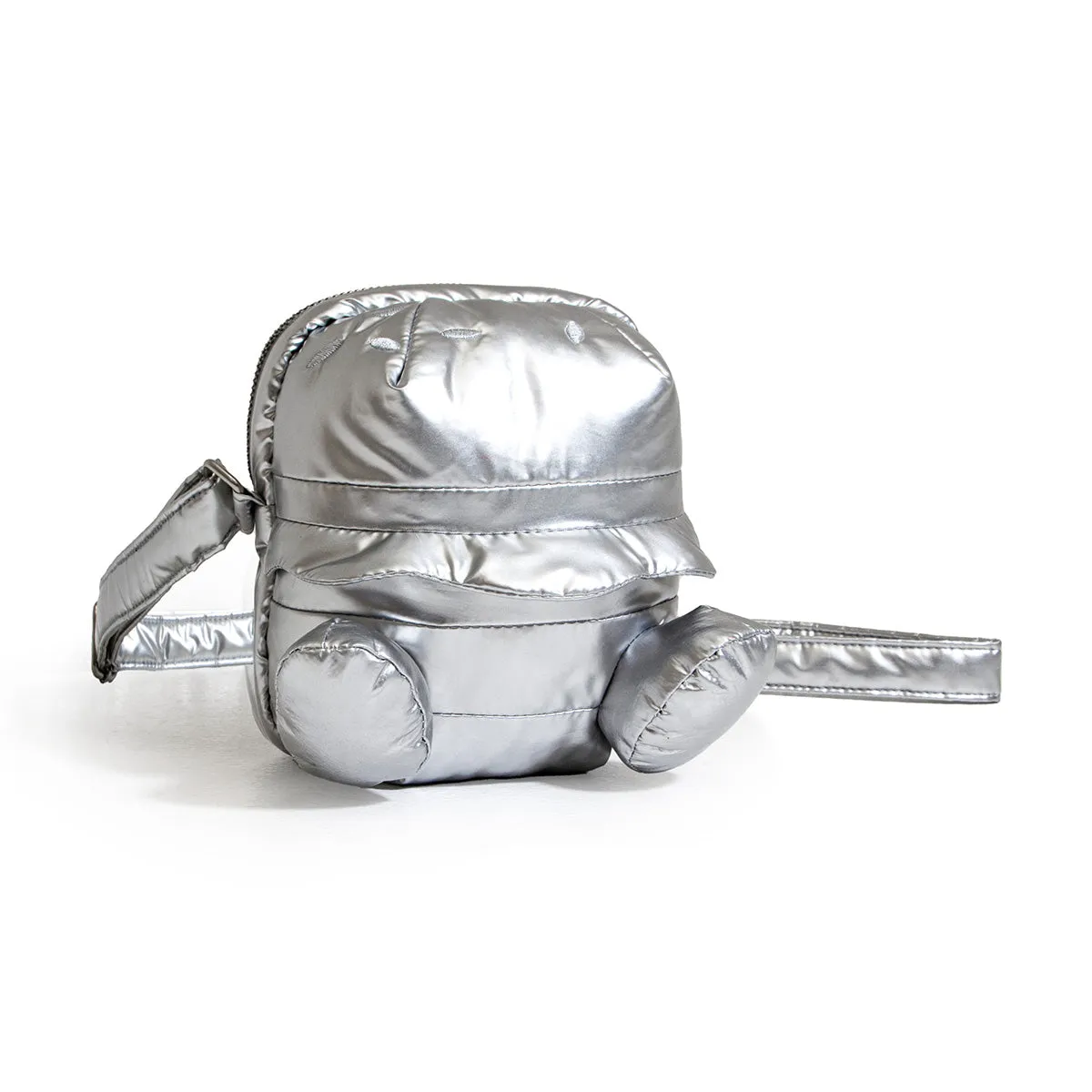 Nylon Plush Bag 'Silver'