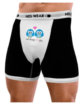 Owl Always Love You - Blue Owls Mens Boxer Brief Underwear by TooLoud