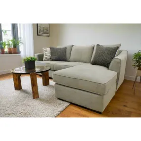 Pebble Grey Sofa Chaise