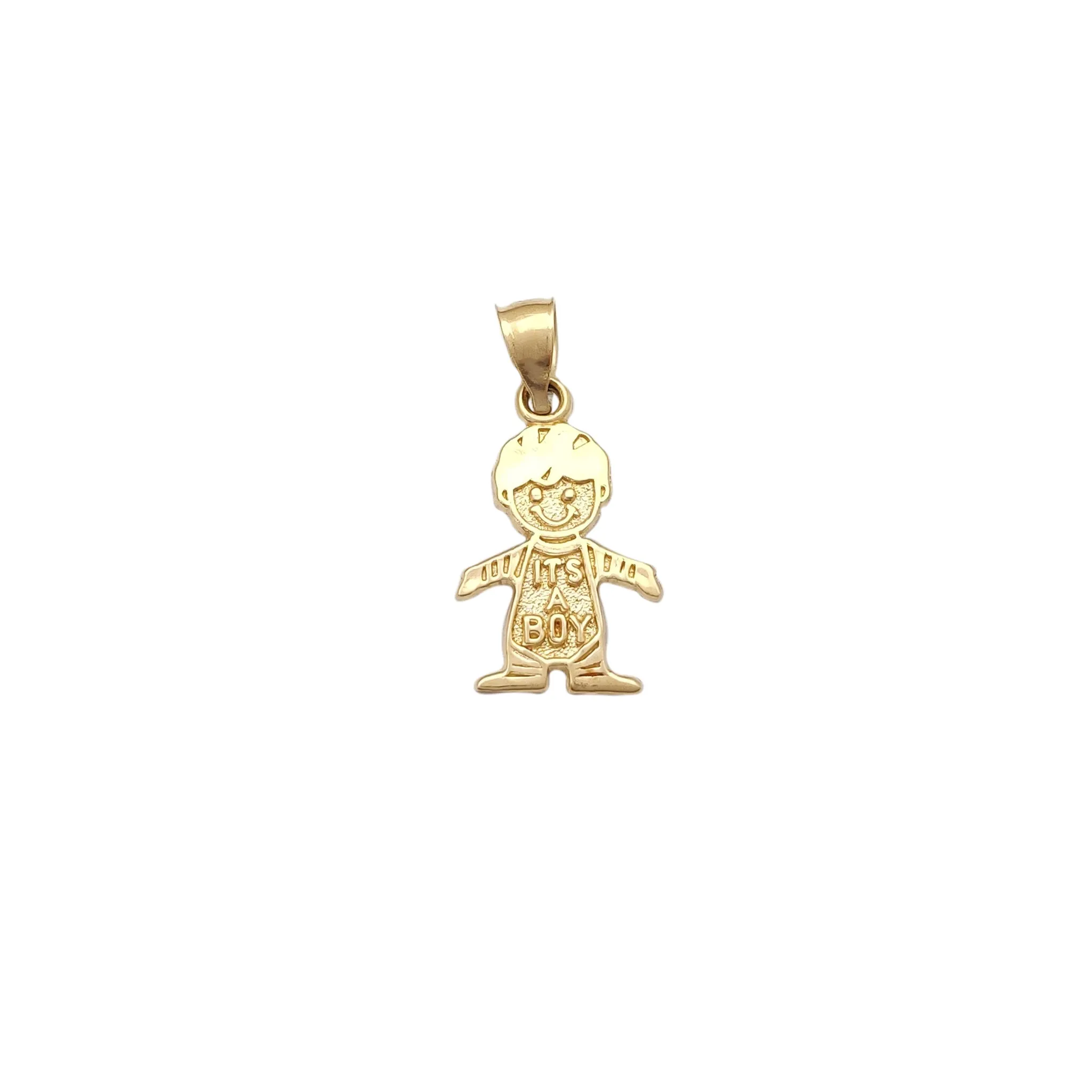 "It's a Boy" Little Boy Pendant (14K)