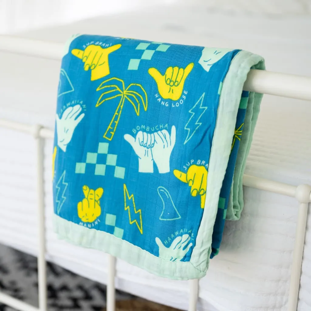 Shaka Code Baby Quilt