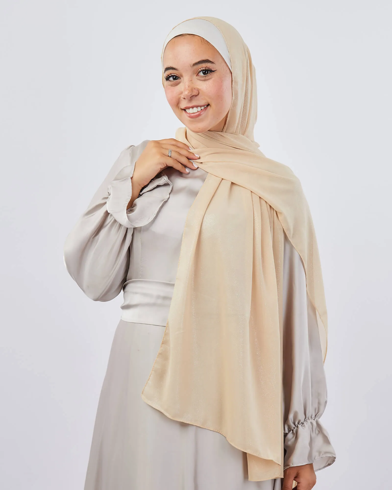 Shimmery Chiffon Scarf