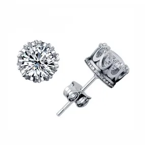 Shining Zircon Small Stud Earrings