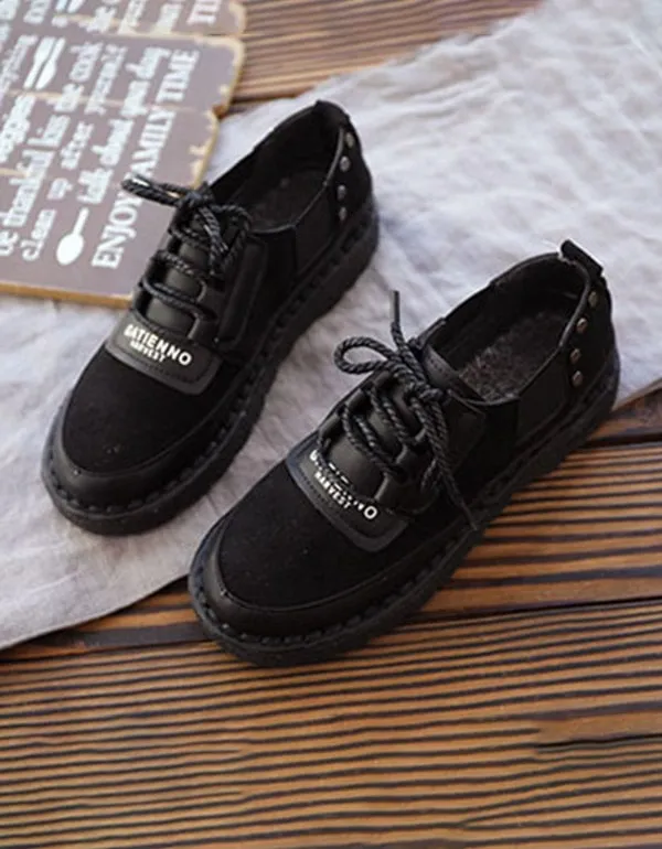 Spring Handmade Soft  Flat Casual Sneakers