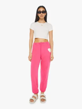 SPRWMN Heart Sweatpants - Hot Pink