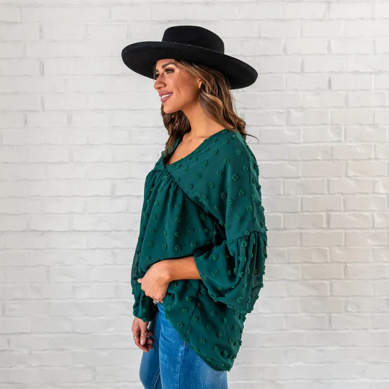 The Dottie Top: Green