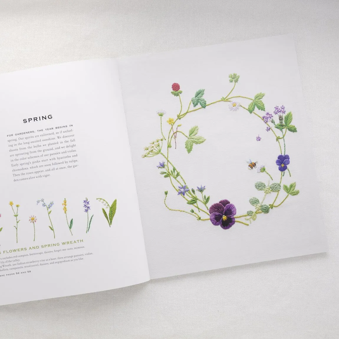 The Embroidered Garden: Stitching Through the Seasons of a Flower Garden by Kazuko Aoki