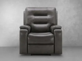 Waylen Top-Grain Leather Manual Recliner