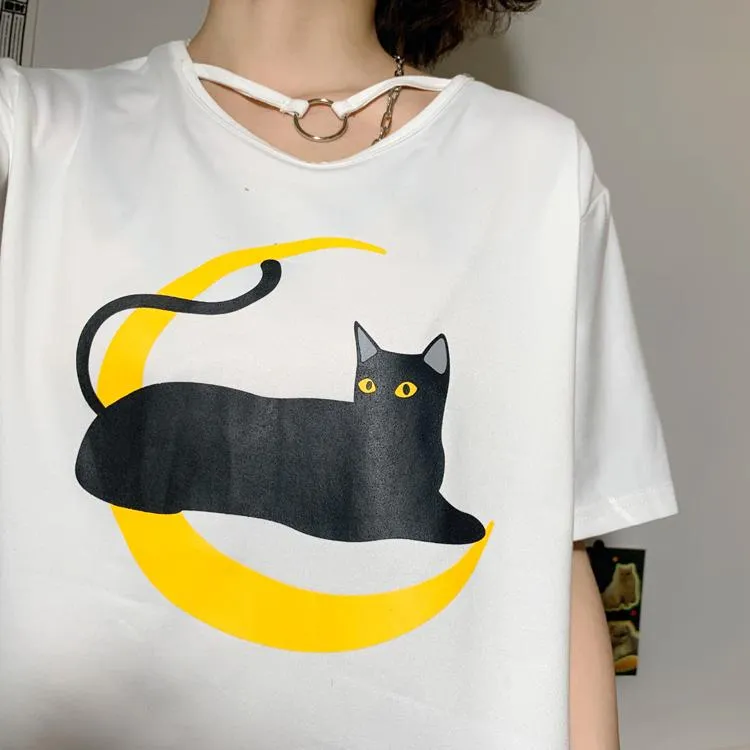 Women's Cute Kitten Printed T-shirts