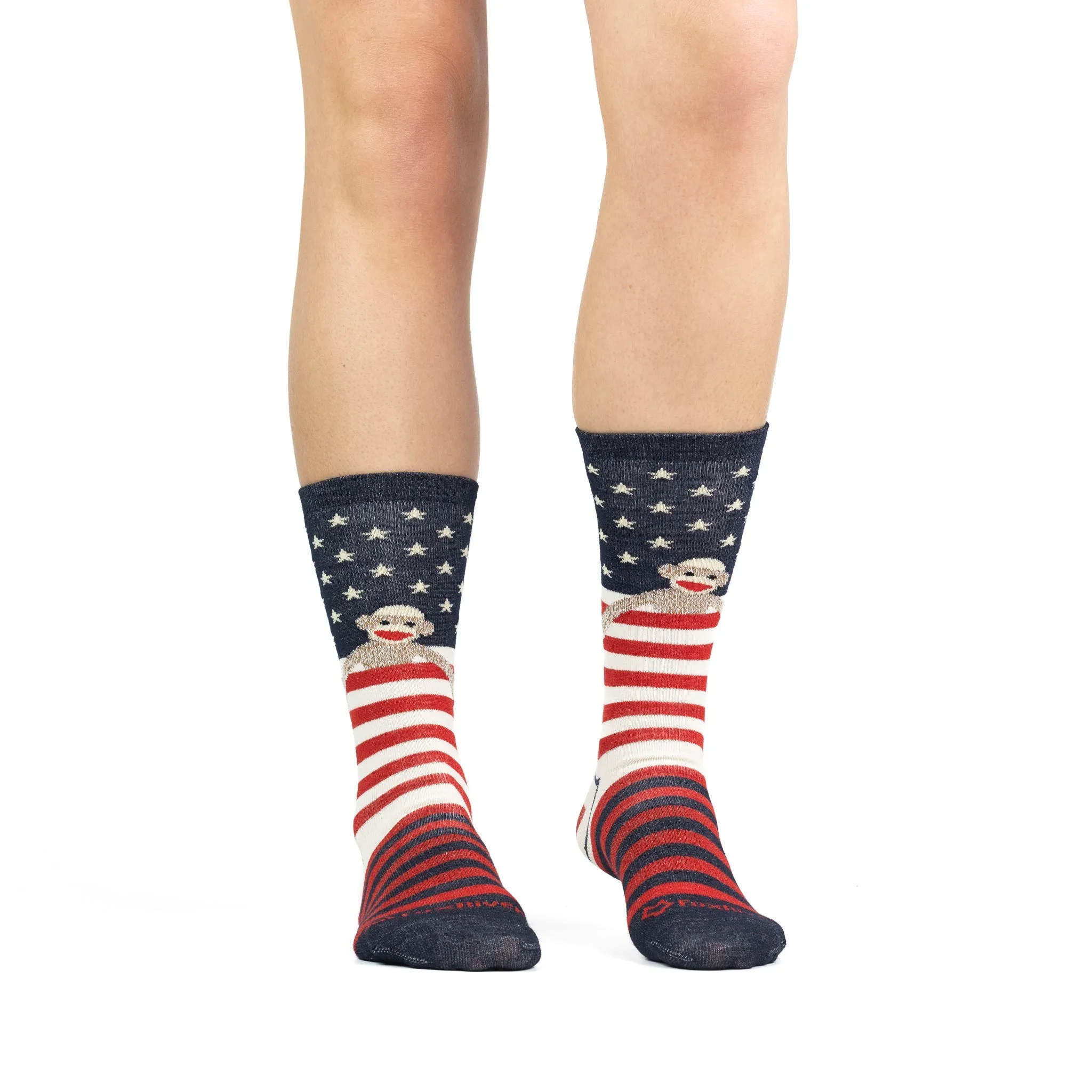 Women's Monkey Flag Ultra-Lightweight Crew Everyday Sock